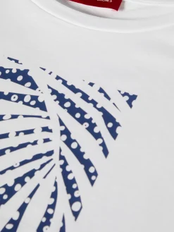 MULHER LION OF PORCHES T-Shirts^T-shirt de algodão com estampado