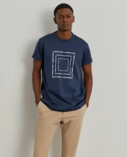 LION OF PORCHES T-Shirts^T-shirt de algodão com estampado