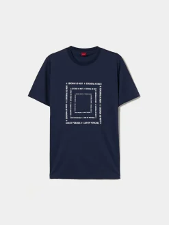 LION OF PORCHES T-Shirts^T-shirt de algodão com estampado