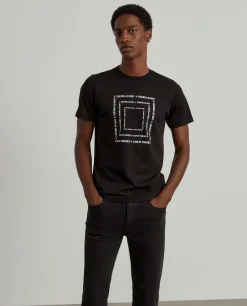 LION OF PORCHES T-Shirts^T-shirt de algodão com estampado