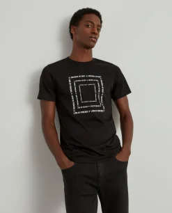 LION OF PORCHES T-Shirts^T-shirt de algodão com estampado