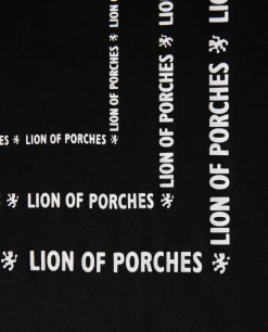 LION OF PORCHES T-Shirts^T-shirt de algodão com estampado