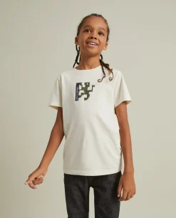 LION OF PORCHES T-Shirts^T-shirt de algodão com estampado