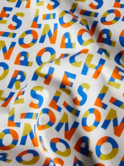 LION OF PORCHES T-Shirts^T-shirt de algodão com logotipo all over