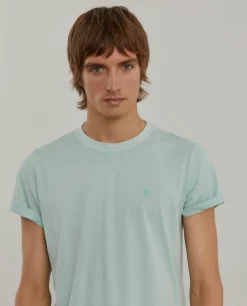 LION OF PORCHES T-Shirts^T-shirt de algodão garment dye