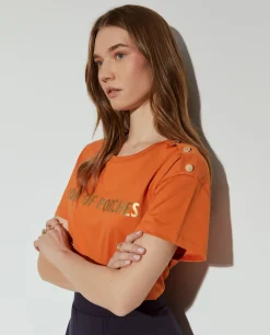 MULHER LION OF PORCHES T-Shirts^T-shirt de algodão