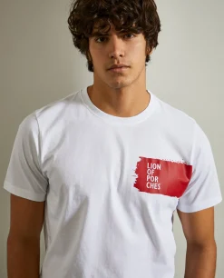 LION OF PORCHES T-Shirts^T-shirt manga curta