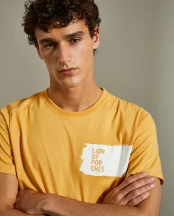 LION OF PORCHES T-Shirts^T-shirt manga curta
