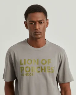 LION OF PORCHES T-Shirts^T-shirt manga curta