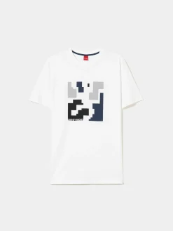 LION OF PORCHES T-Shirts^T-shirt manga curta com estampado