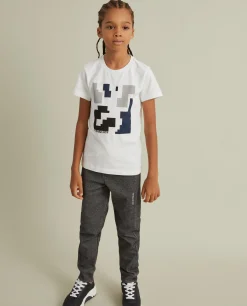 LION OF PORCHES T-Shirts^T-shirt manga curta com estampado