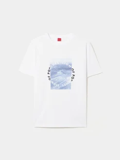 LION OF PORCHES T-Shirts^T-shirt manga curta com estampado