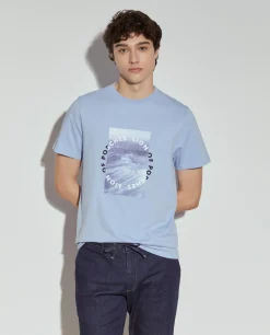 LION OF PORCHES T-Shirts^T-shirt manga curta com estampado