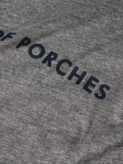 LION OF PORCHES T-Shirts^T-shirt manga curta em algodão