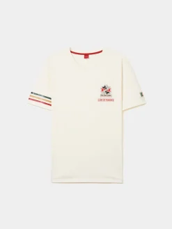 LION OF PORCHES T-Shirts^T-shirt masculina de algodão Lion x FDI