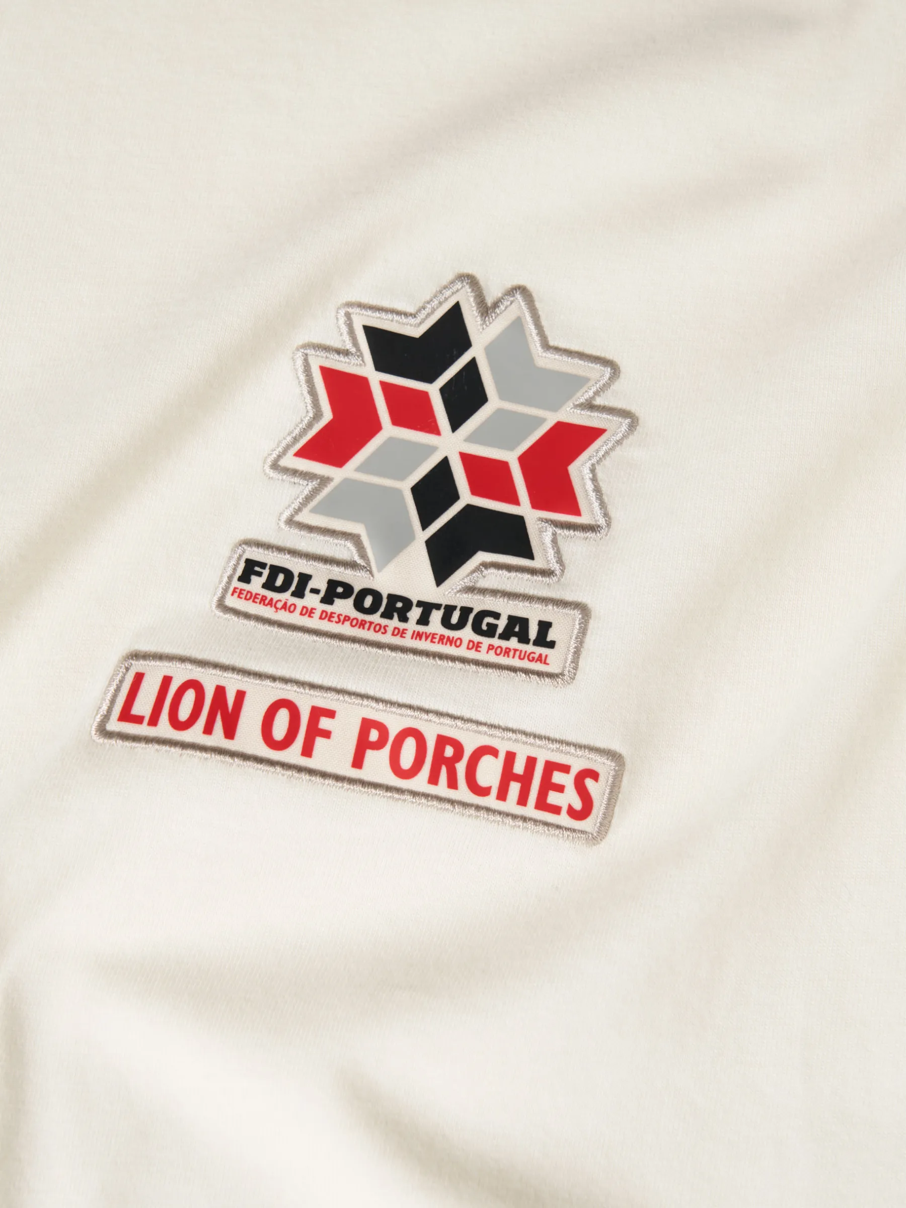 LION OF PORCHES T-Shirts^T-shirt masculina de algodão Lion x FDI