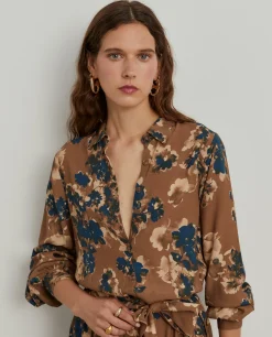 MULHER LION OF PORCHES Vestidos / Macacões^Vestido camiseiro floral