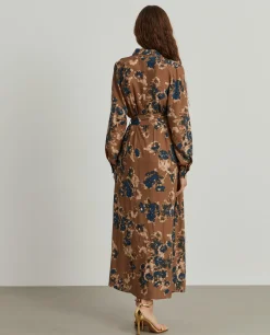 MULHER LION OF PORCHES Vestidos / Macacões^Vestido camiseiro floral