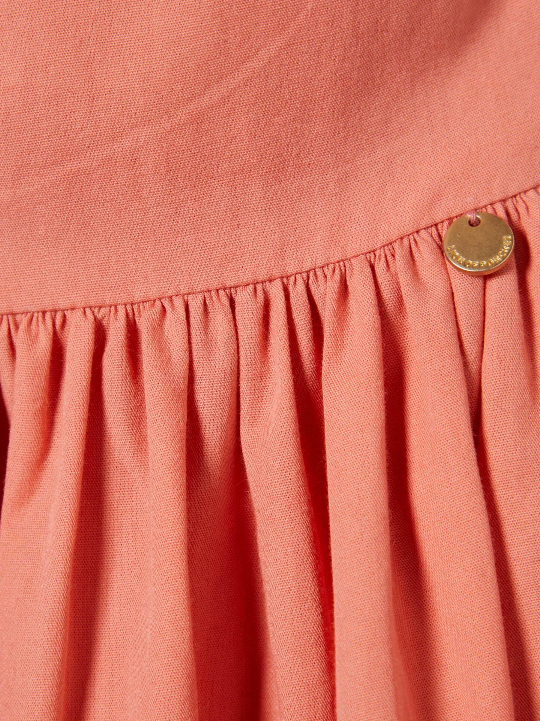 MULHER LION OF PORCHES Vestidos / Macacões^Vestido comprido com folhos e alças ajustáveis
