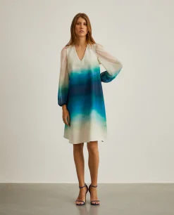 MULHER LION OF PORCHES Vestidos / Macacões^Vestido curto com padrão degradé