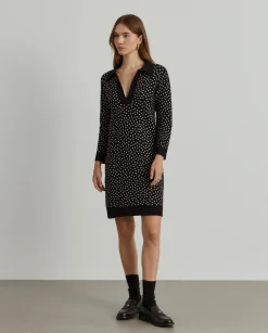 MULHER LION OF PORCHES Vestidos / Macacões|Vestidos^Vestido de malha polka dots