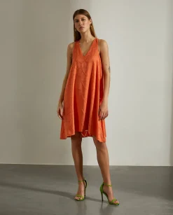 MULHER LION OF PORCHES Vestidos / Macacões^Vestido estampado sem mangas