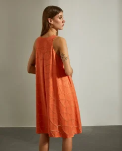 MULHER LION OF PORCHES Vestidos / Macacões^Vestido estampado sem mangas