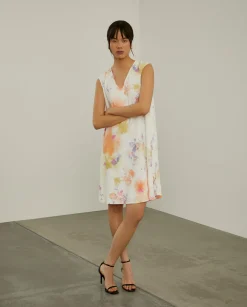 MULHER LION OF PORCHES Vestidos / Macacões^Vestido fluido com padrão tie dye