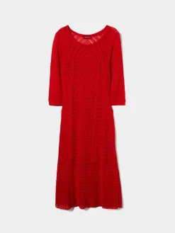 MULHER LION OF PORCHES Vestidos / Macacões|Vestidos^Vestido midi de malha aberta