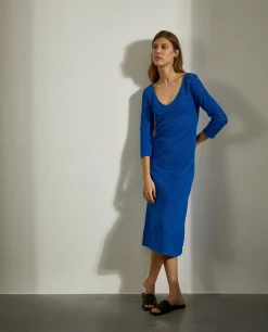 MULHER LION OF PORCHES Vestidos / Macacões|Vestidos^Vestido midi em malha aberta