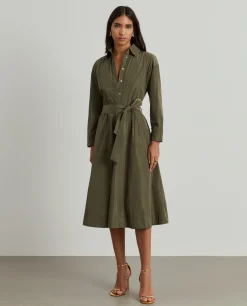 MULHER LION OF PORCHES Vestidos / Macacões^Vestido midi evasé com cinto