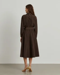 MULHER LION OF PORCHES Vestidos / Macacões^Vestido midi evasé com cinto