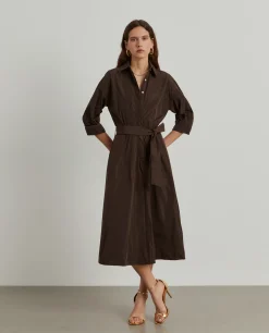MULHER LION OF PORCHES Vestidos / Macacões^Vestido midi evasé com cinto