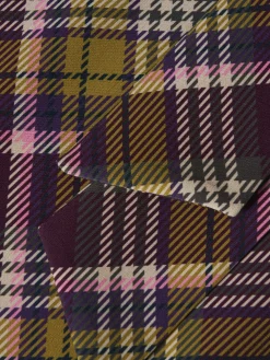 MULHER LION OF PORCHES Vestidos / Macacões^Vestido tartan manga comprida