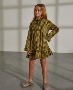 LION OF PORCHES Vestidos / Macacões^Vestido vichy com folhos